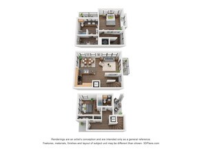 Townhome 3 1401 floor plan
